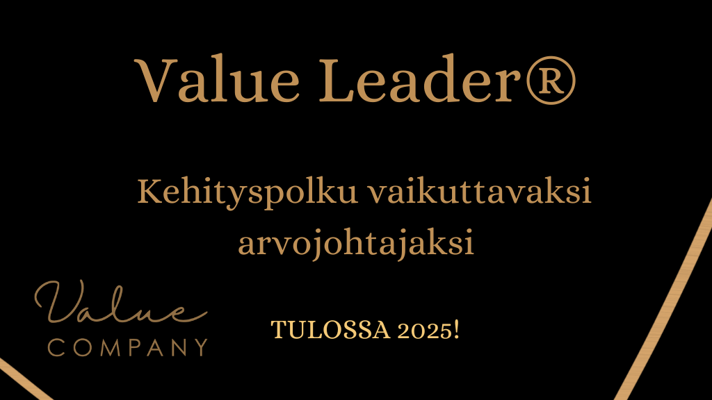 Value Leader -arvojohtajan kehityspolku